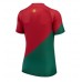 Portugal Voetbalkleding Thuisshirt Dames WK 2022 Korte Mouwen